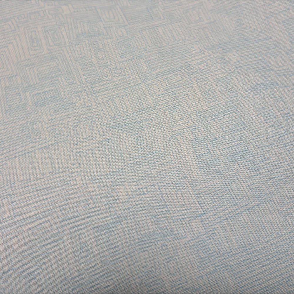 P&B Textiles Bear Essentials 3 Baby Light Blue Blender Geometric Lines 2.5 Yards